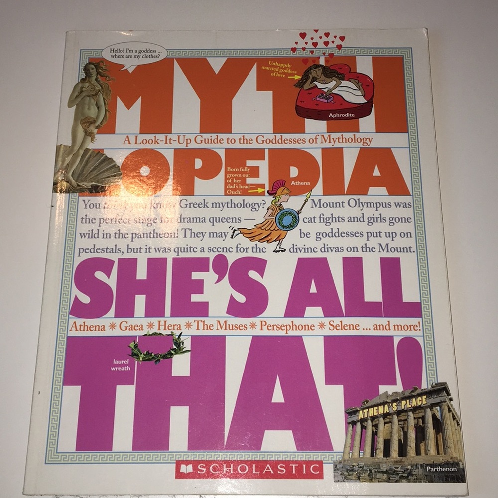 Mythlopedia by scholastic
